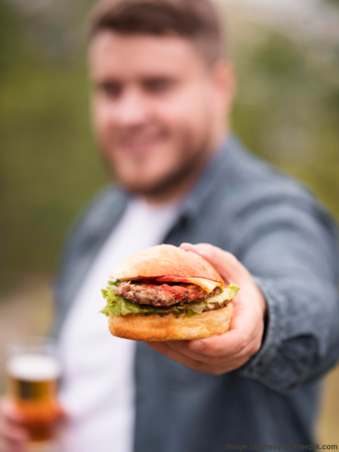 all natural beef - grill a hamburger -4